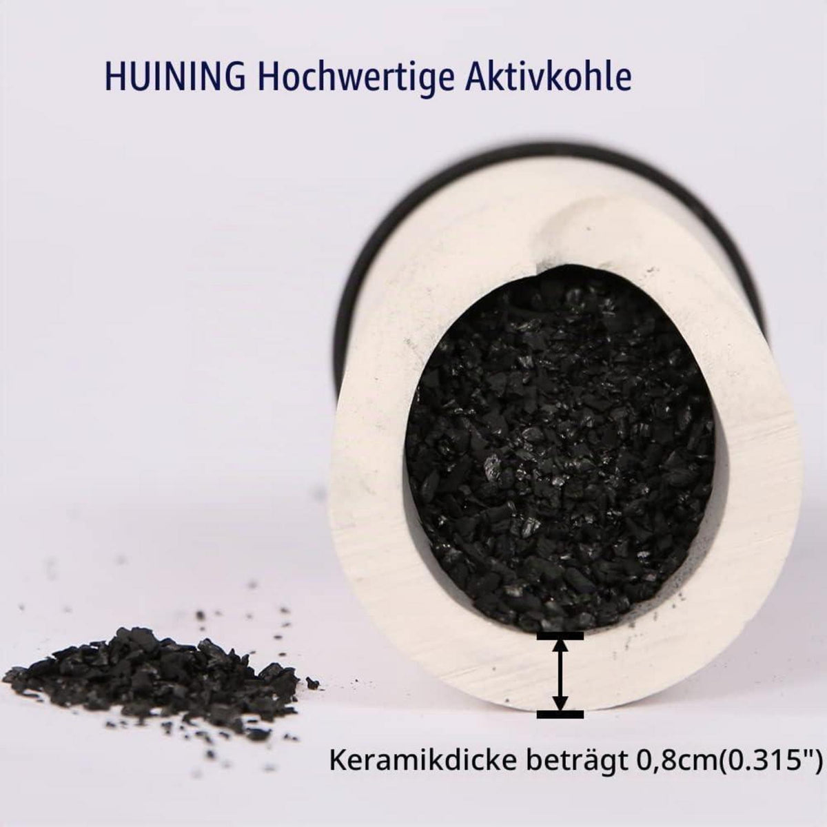 Keramikfilter für Wasserfilter – 4er Set mit Aktivkohle