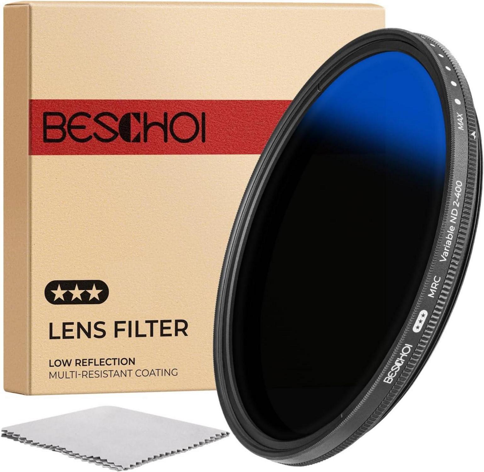 Variabler ND Filter ND2-ND400 1-9 Stufen Graufilter 42 Beschichtungen