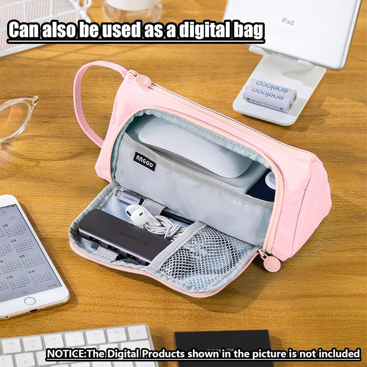 SIM FITNESSX Federmäppchen Teenager Mädchen Etui 3 Fach Pencil Case