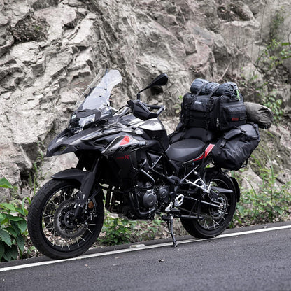 Motorrad Hecktasche Gepäckrolle 40-60L Erweiterbar Wasserdicht