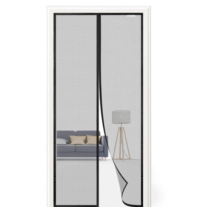Fliegengitter Tür 120x220 cm – Magnet, Bohren Frei, Für Balkon & Terrasse