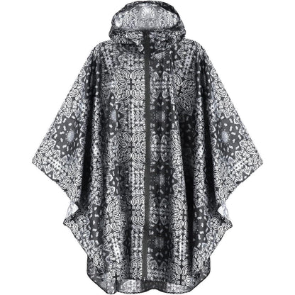 Regenponcho Damen & Herren mit Kapuze, wasserdicht, für Radfahren & Outdoor