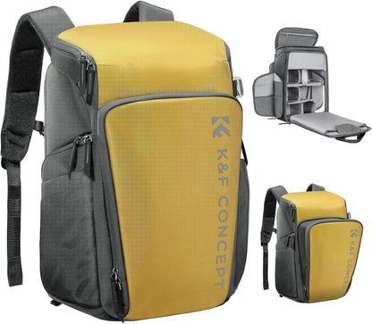 Kamerarucksack mit Laptopfach und multifunktionalen Taschen