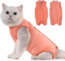 Katzenbody Kastration Recovery Leckschutz Bauch OP M-Koralle