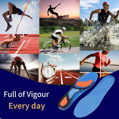Sport Einlegesohlen Orthesen Silikon Gel hypoallergen antibakteriell 43-45 EU