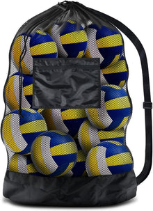 Extra Großes Ballnetz mit Schultergurt für 8-15 Bälle - Meshbag