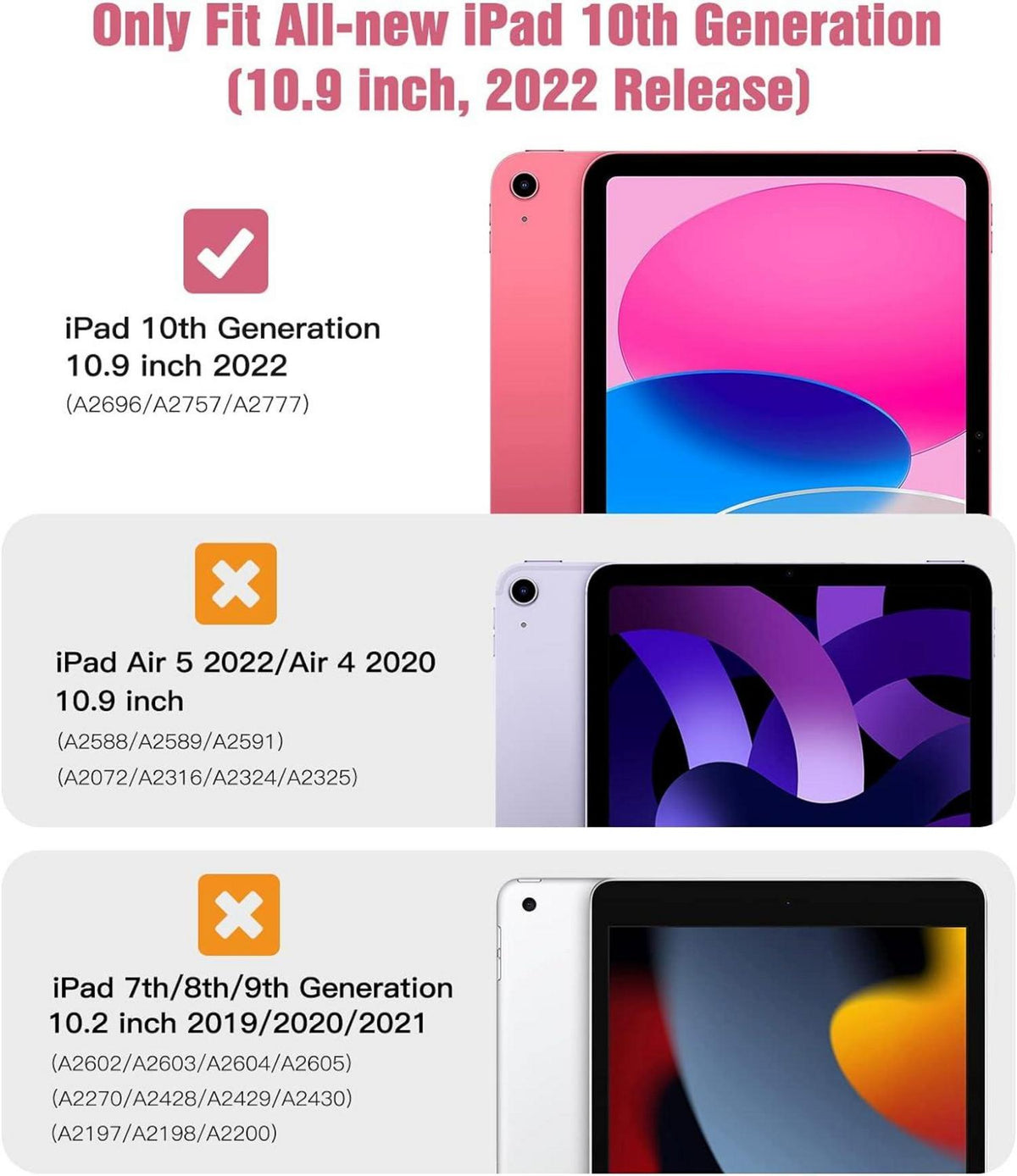 TiMOVO iPad 10.9 Hülle Smart Case Cover Schutzhülle
