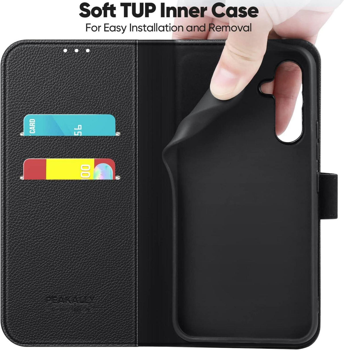 Handyhülle Samsung Galaxy A14 4G 5G PU Leder RFID-Kartenfach