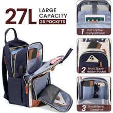 Damen Laptop Rucksack 15.6 Zoll Wasserdicht Schultasche