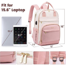 LOVEVOOK Damen Laptop Rucksack 15.6 Zoll Wasserdicht