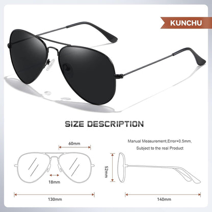 Polarisierte Retro Metallrahmen Sonnenbrille Uv400 Unisex Sportbrille
