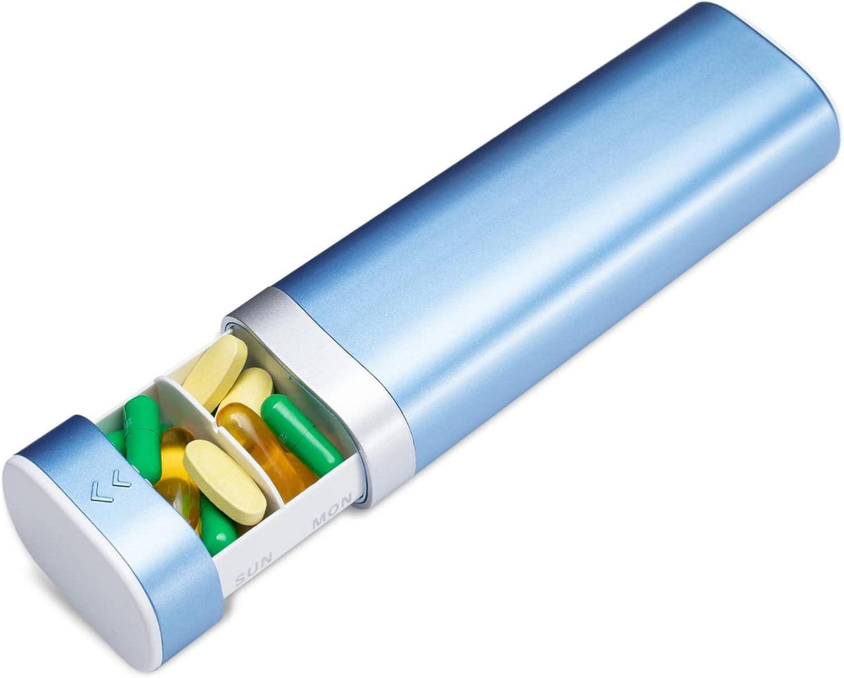 Wöchentlicher Pillen-Organizer 7 Tage Vitamine Medikamente