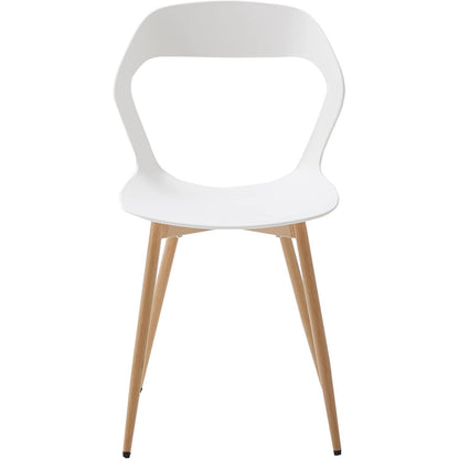 Moderner Esszimmerstuhl Set 4er – Skandinavischer Design Stuhl Weiß