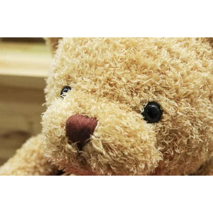 Teddybär mit Kapuze – Kaffeefarbe, 30cm