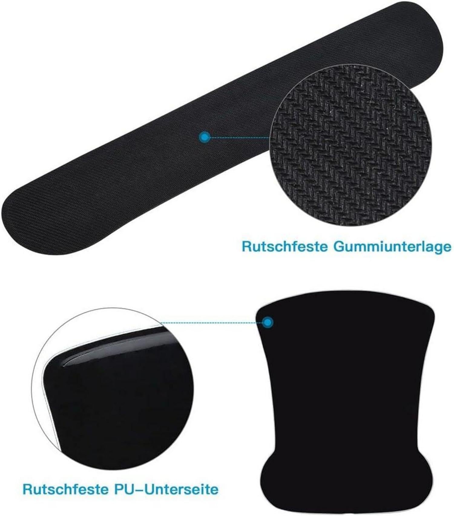 Handauflage Tastatur Mauspad Ergonomisches Set Gelkissen