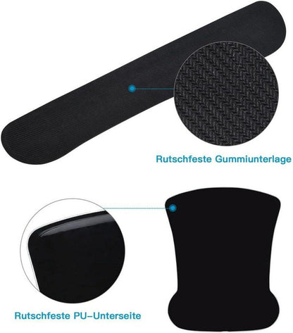 Handauflage Tastatur Mauspad Ergonomisches Set Gelkissen