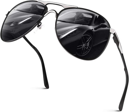 Polarisierte Piloten Sonnenbrille UV400 für Herren und Damen