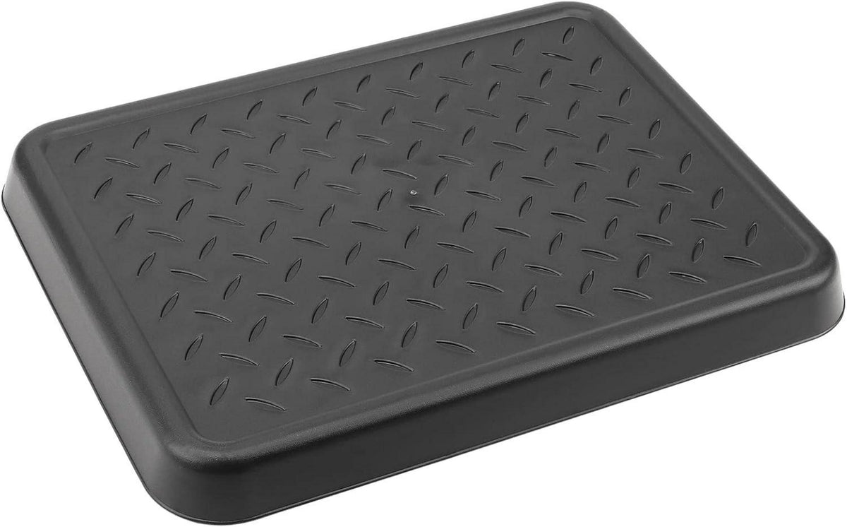 Schuhabtropfschale Set 6 Stück 35x27.5x3cm Groß Schwarz