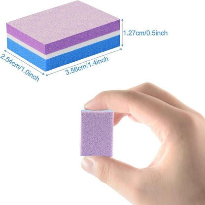 Nagelpufferblöcke 100/180, Buffer Schleifblöcke Polierblöcke Gelnägel Acrylnägel