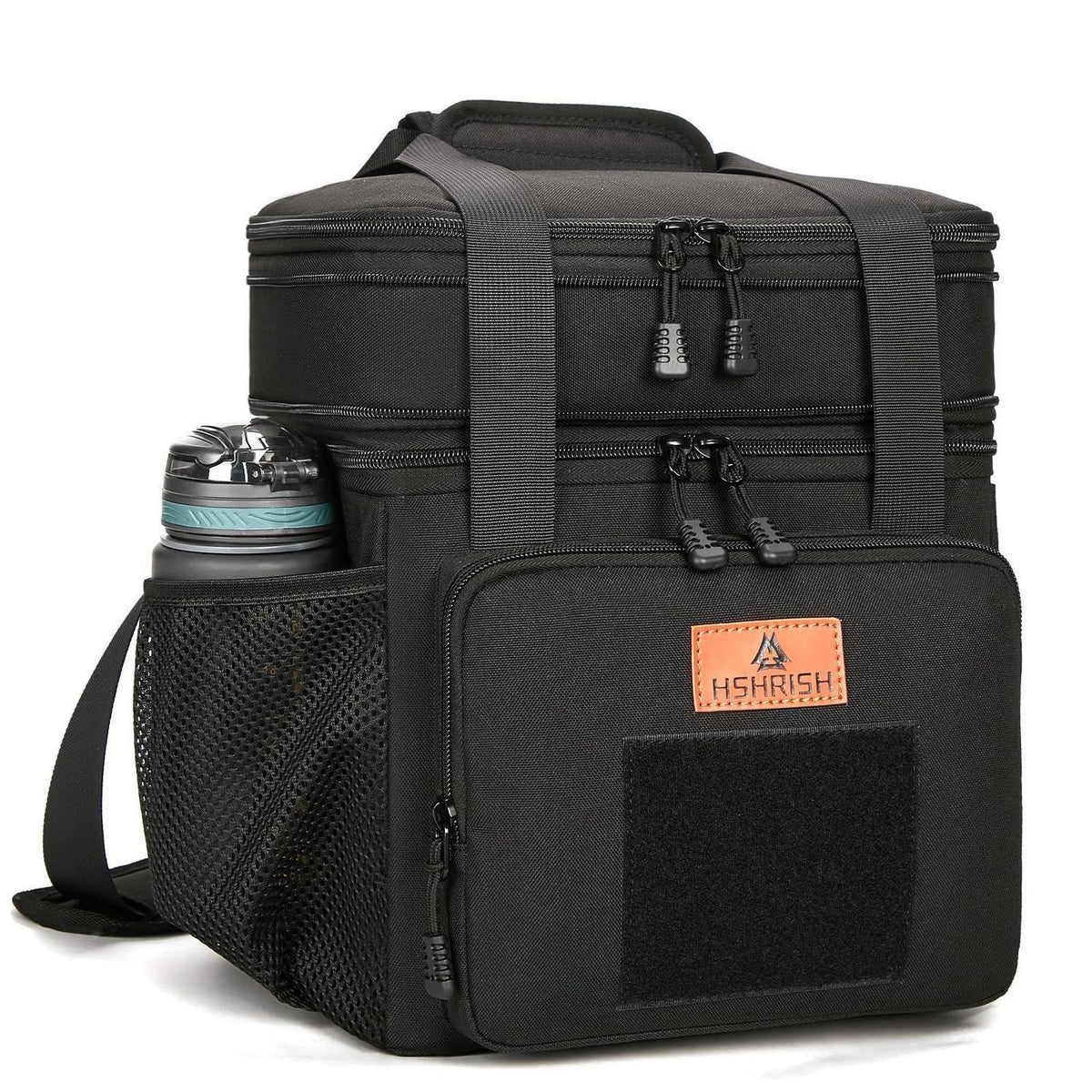 Taktische Lunchtasche, isoliert & wasserdicht, 22L Schwarz