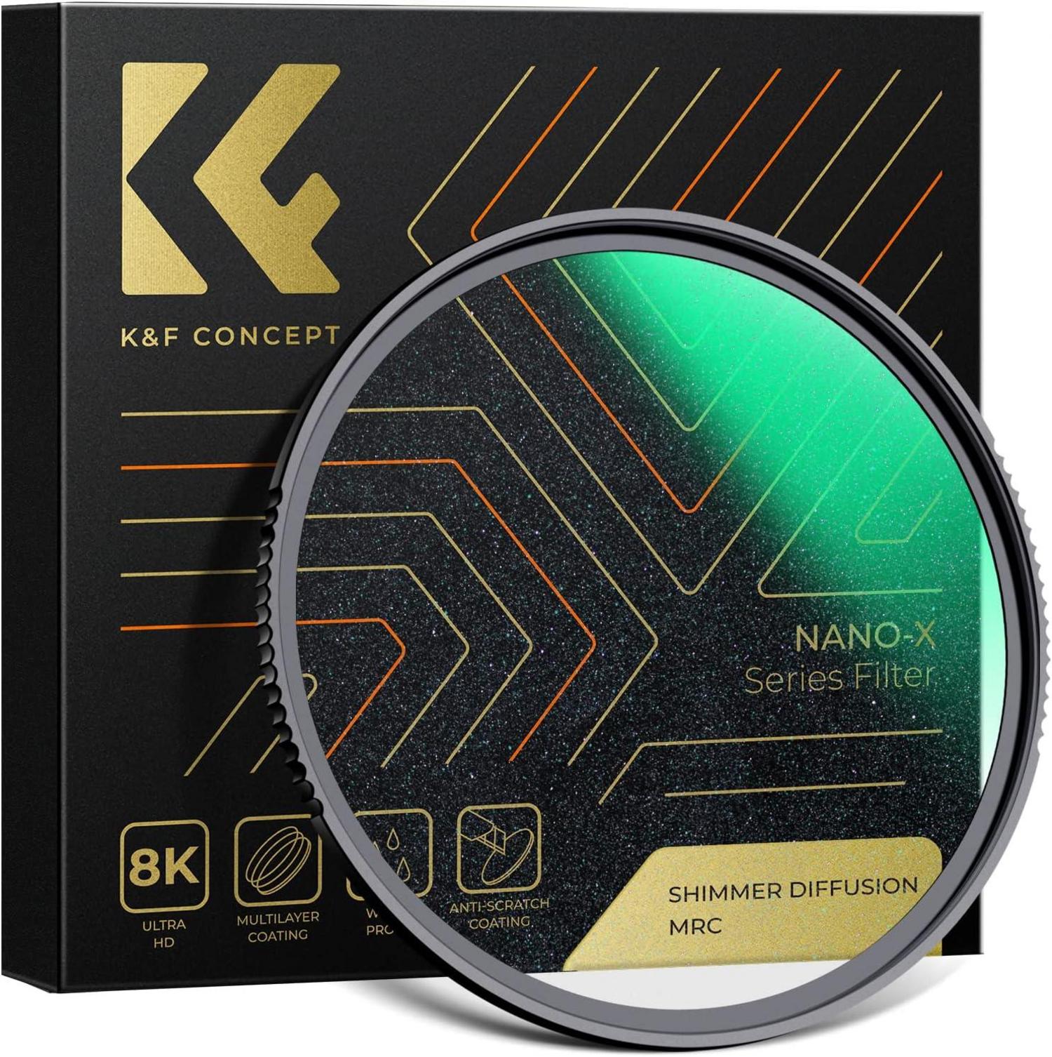 Nano-X Serie Shimmer Diffusion 1 Filter 52mm Optisches Glas 28-fach