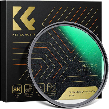 K&F Concept Nano-X Serie Diffusionsfilter 58mm Optisches Glas 28-fach