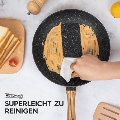 Antihaftbeschichtete Bratpfanne mit Deckel 20cm