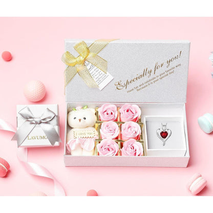 Silber Herz Kette Damen "I love you" Gravur & Geburtsstein