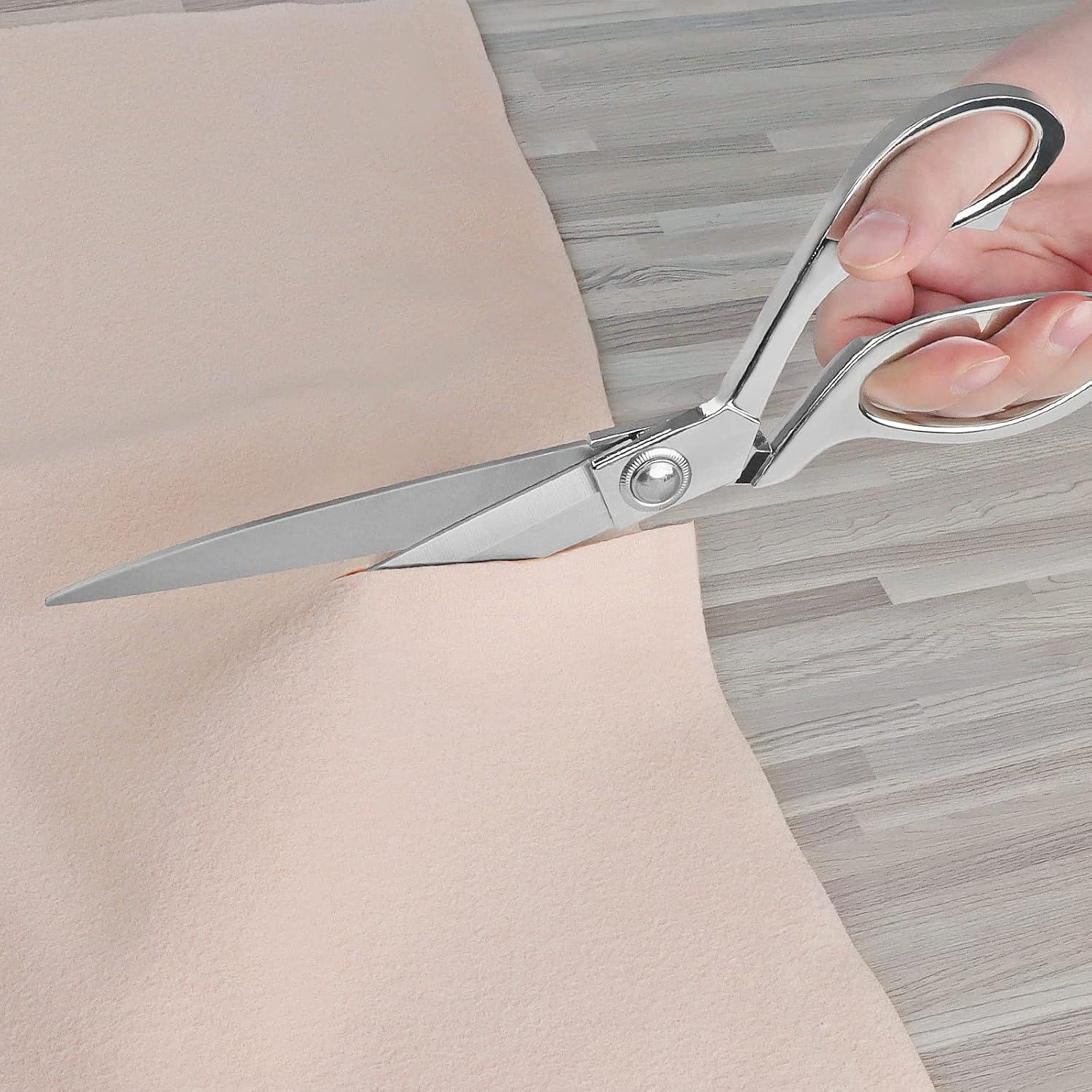 Professionelle Nähschere 26cm Edelstahl Stoff Schneidern Handwerk