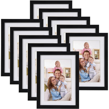 Bilderrahmen Set Gold 10x15 cm/13x18 cm für