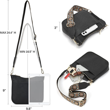 BOSTANTEN Damen Handtasche mittelgroß Schultertasche in Lederoptik