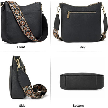BOSTANTEN Damen Handtasche mittelgroß Schultertasche in Lederoptik