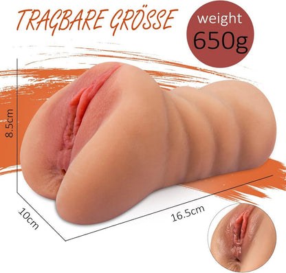 Realistischer Masturbator 3D Vagina Anal Erotik Mann