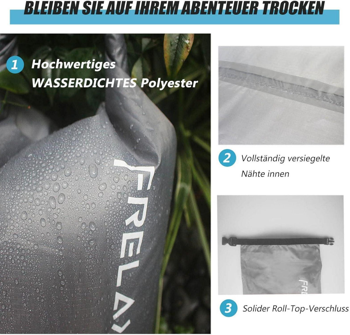 Wasserdichte Dry Bags 5er-Set für Outdoor-Aktivitäten