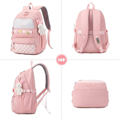 Schulranzen Mädchen Jungen Schulrucksack Rosa 21L Ranzen Daypack