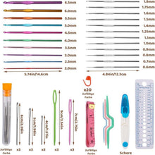 60-teiliges Häkelnadel-Set mit