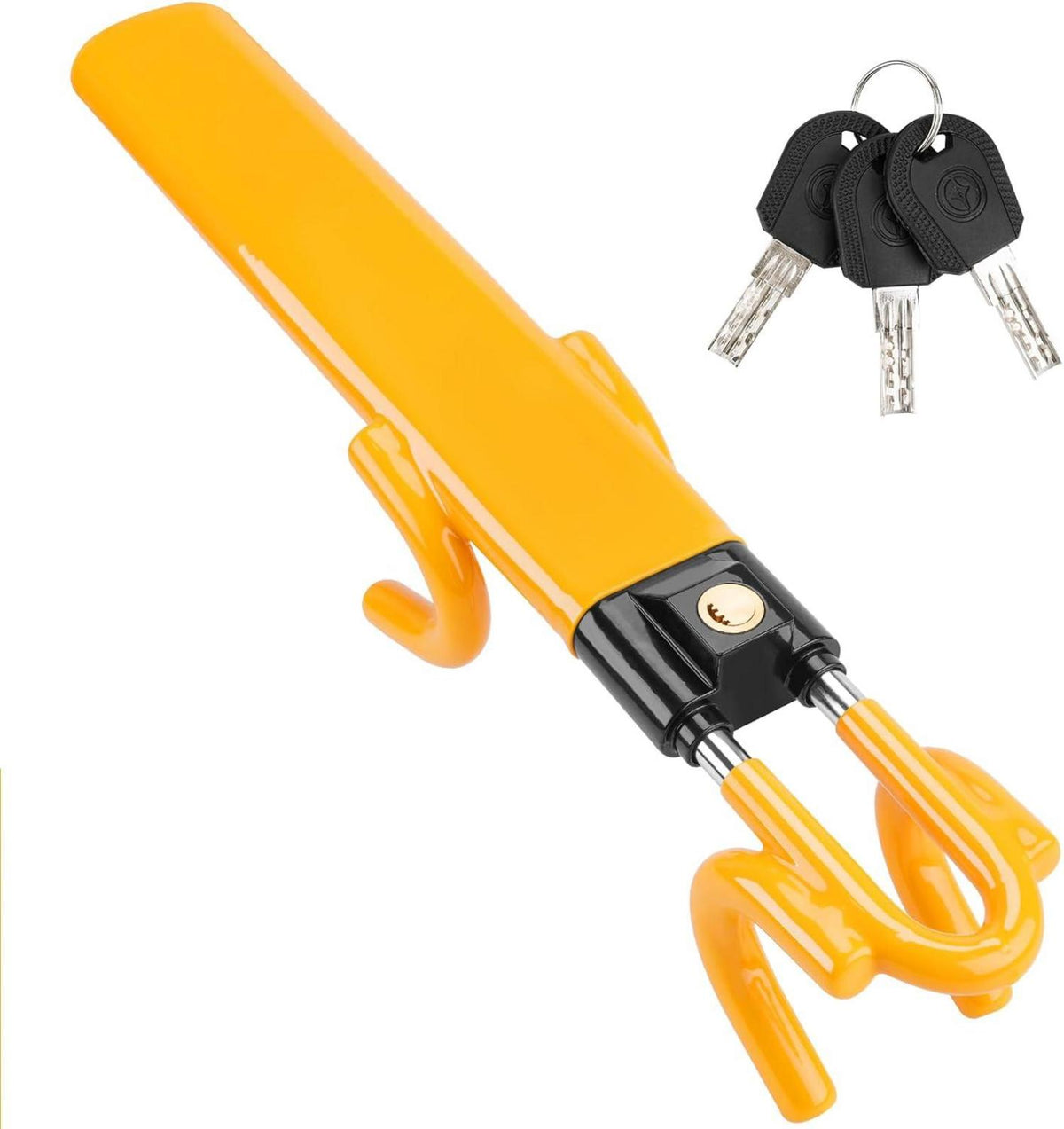 Lenkradkralle Diebstahlsicherung für Auto PVC gelb