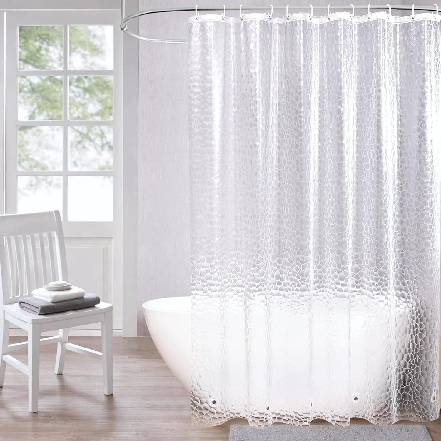 Duschvorhang Transparent mit 5