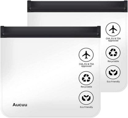 Transparente Flugzeug Reisekulturbeutel 1L, Auslaufsicher