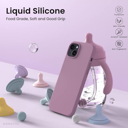iPhone 14 Silikon Case Ultra Dünn Flüssig 6,1 Zoll 2022 Voller Schutz