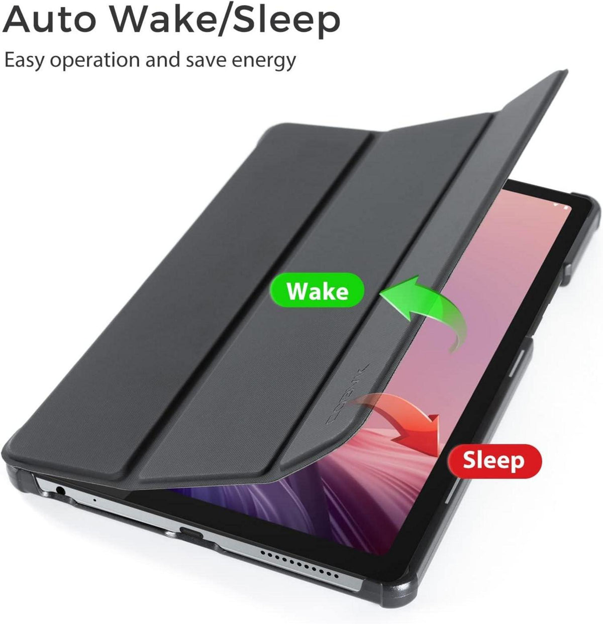 Neue PU-Leder Hülle für Lenovo Tab M9 9 Zoll 2023, Klapp Schutzhülle