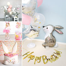 Regendeko Happy Birthday Rosa Hase Tiere Kindergeburtstag