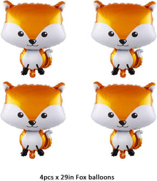 Fuchs-Luftballons Fuchsform Mylar-Ballons Babyparty Kinder