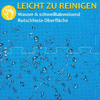 Fitness Bodenschutzmatte Set 24 Puzzlematte 2.22 Qm rutschfest Blau