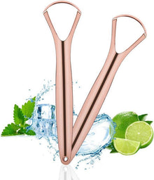 Zungenreiniger Edelstahl Zungenschaber Tongue Scraper Mundpflege Atem