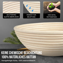 Brotbackset aus Rattan 23cm mit Zubehör - WALFOS