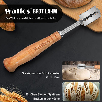 Gärkorb Oval BannetonSet für professionelles Brotbacken 25cm Rattan