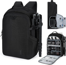 Kamerarucksack Schwarz Groß für DSLR SLR Laptops