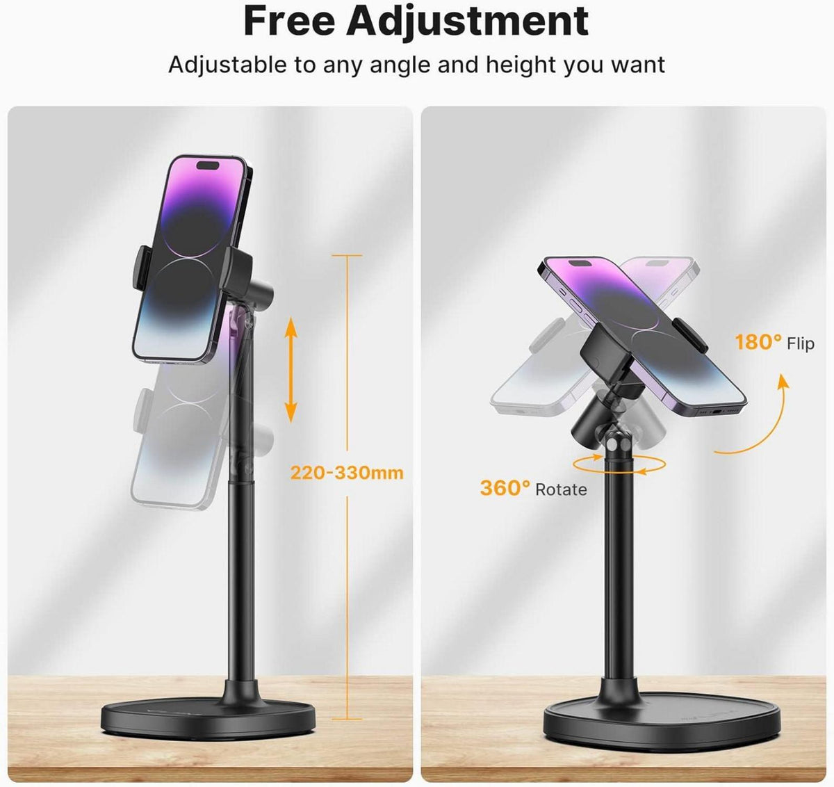 Ulanzi Handy Ständer Verstellbarer Multi-Winkel Phone Holder