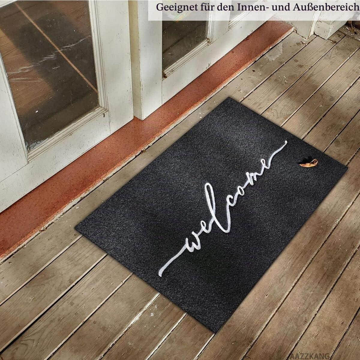 Fußmatte 90x60 cm - Rutschfest & Schmutzfangend für Innen & Aussen